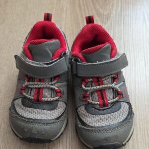 Merrell Kids Gray and Red Sneakers
